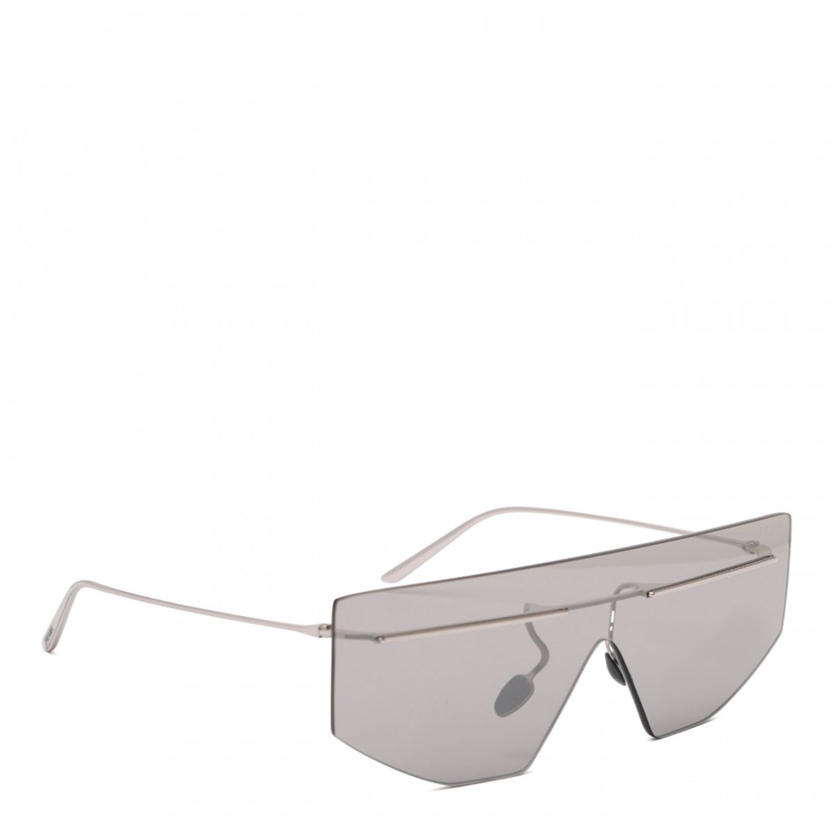 Silver Futuristic Sunglasses