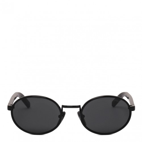 Black Oval Sunglasses