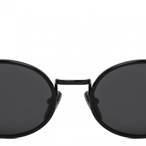 Black Oval Sunglasses