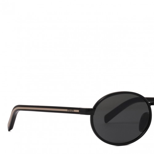 Black Oval Sunglasses