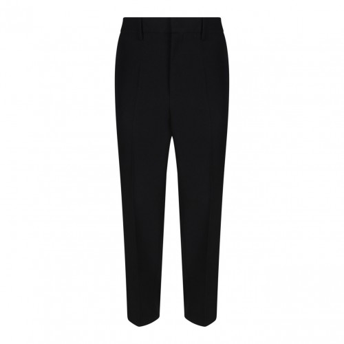 Black Wool Trousers