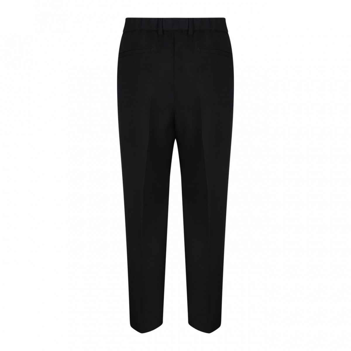 Black Wool Trousers