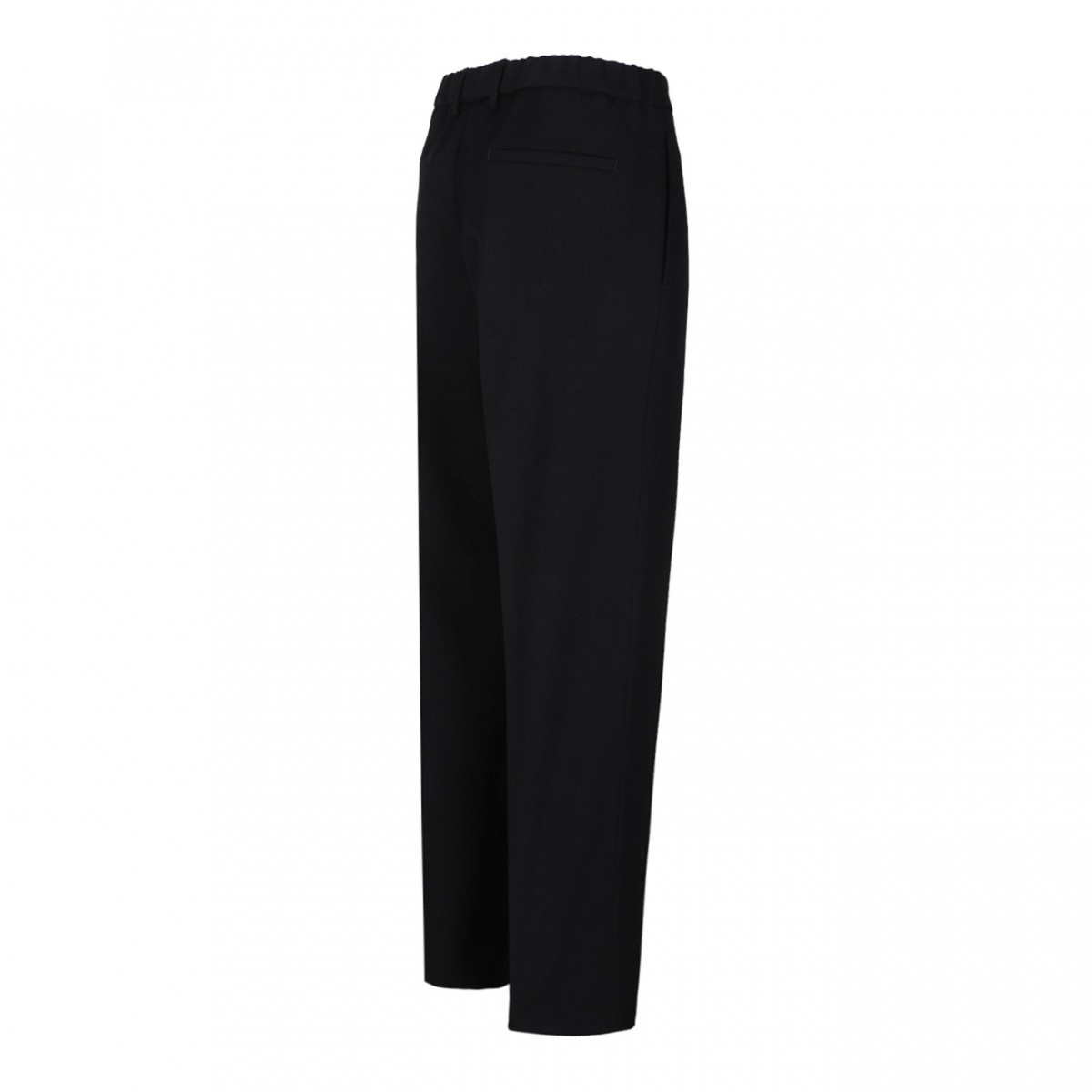 Black Wool Trousers