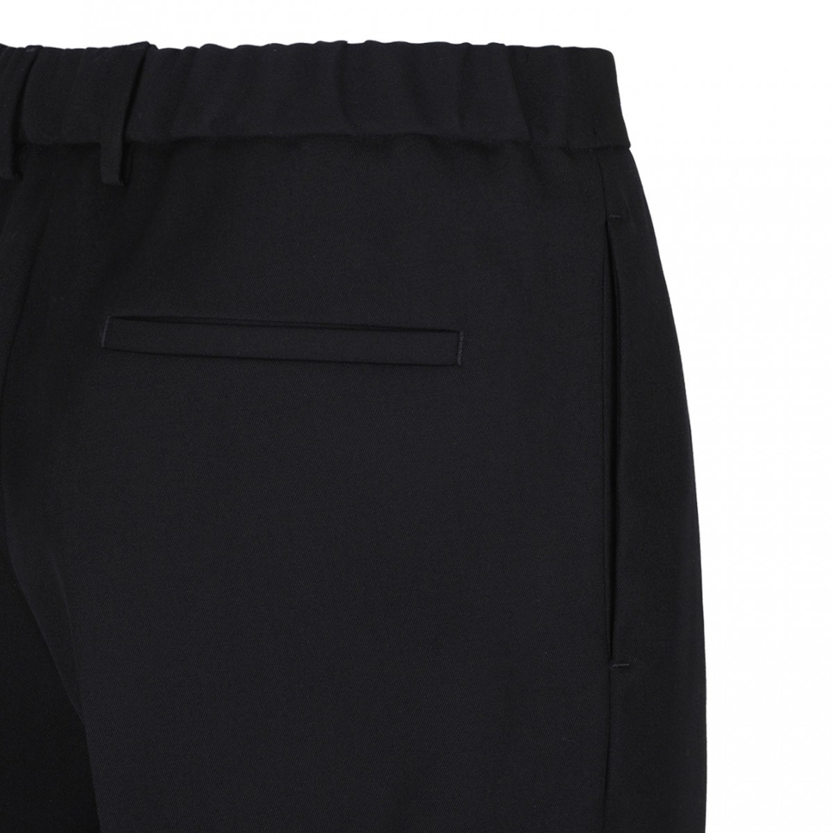 Black Wool Trousers