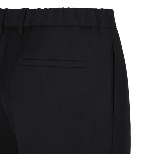 Black Wool Trousers