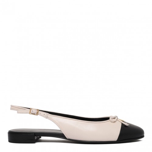 Light Cream Slingback Ballerina