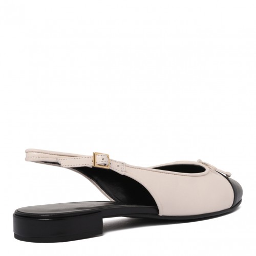 Light Cream Slingback Ballerina