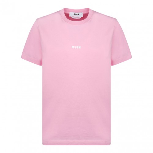 Pink Micro Logo T-Shirt