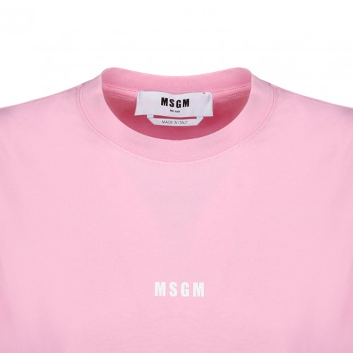 Pink Micro Logo T-Shirt