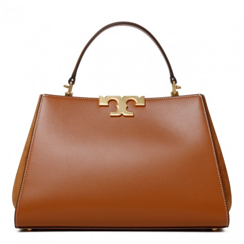 Cognac Brown Eleonor Tote Bag 2