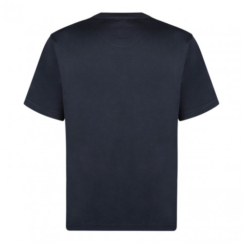 Dark Blue Navy Print T-Shirt