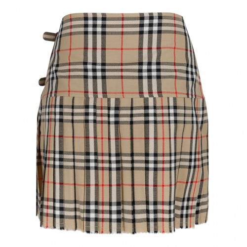 Beige Archive Mini Kilt 2