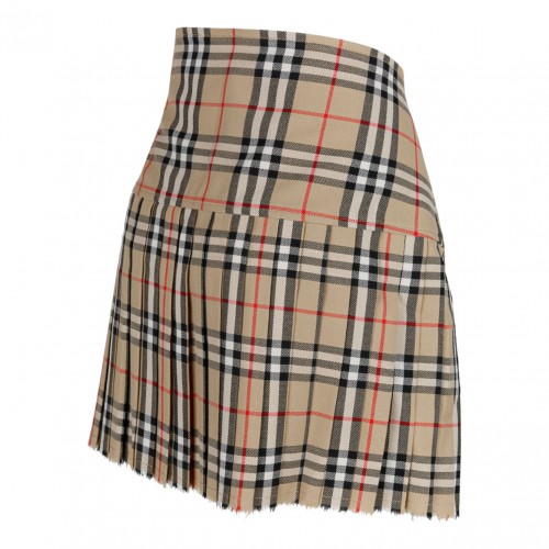 Beige Archive Mini Kilt