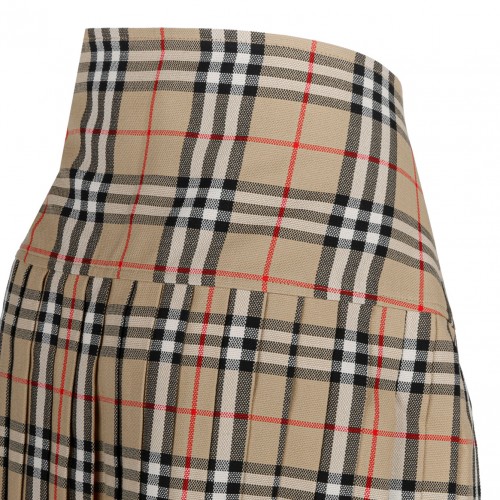 Beige Archive Mini Kilt