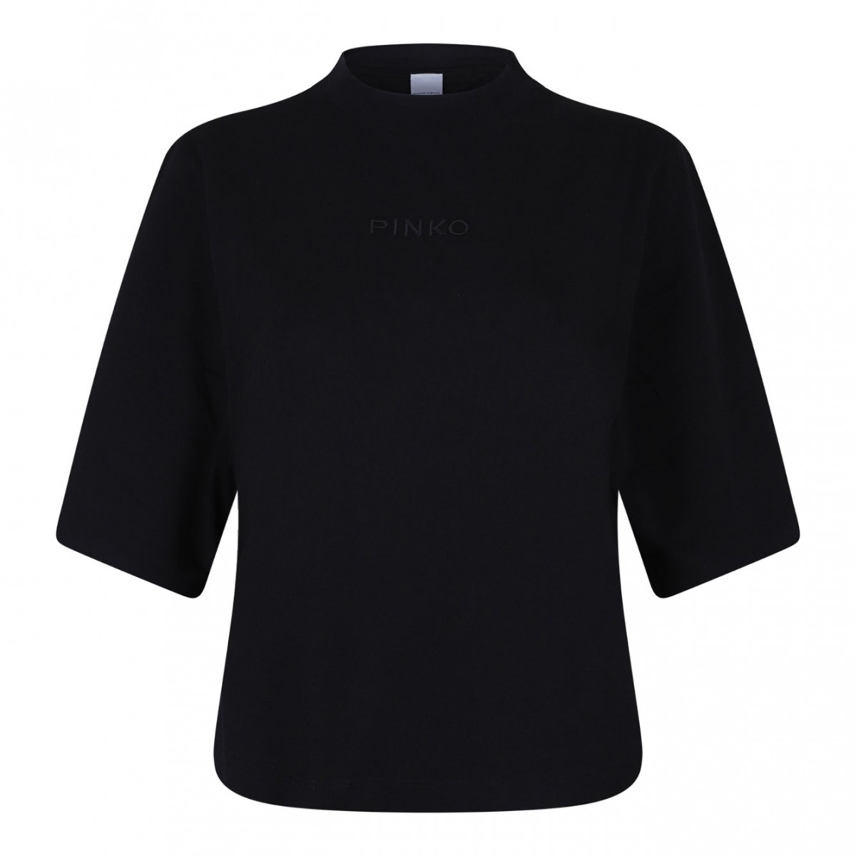 Black Embroidered Logo T-Shirt