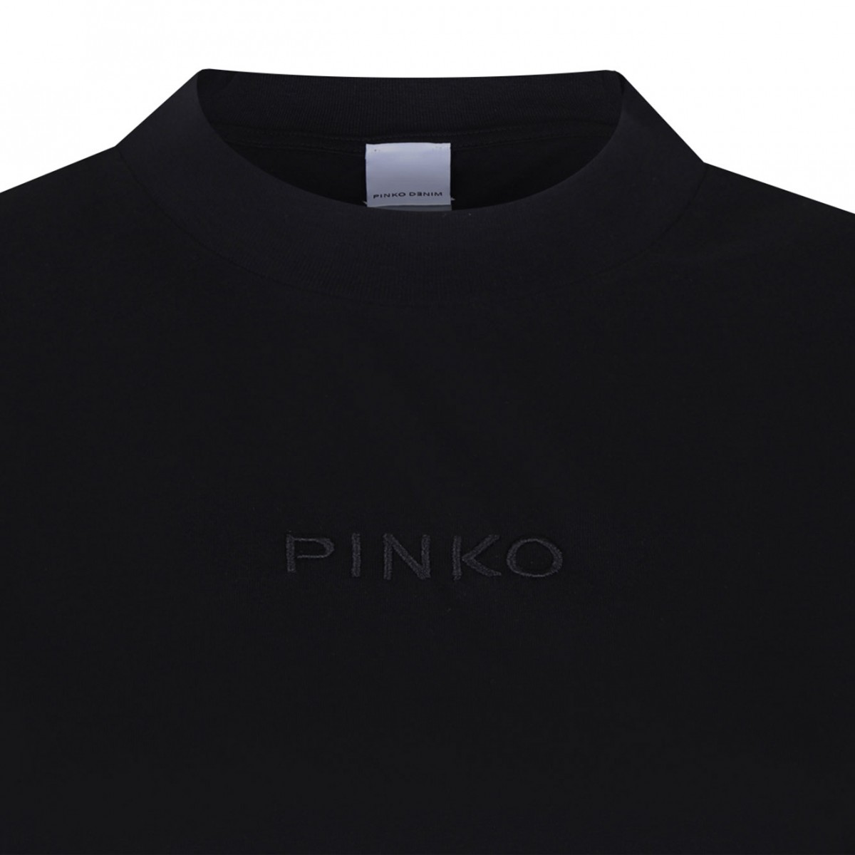 Black Embroidered Logo T-Shirt