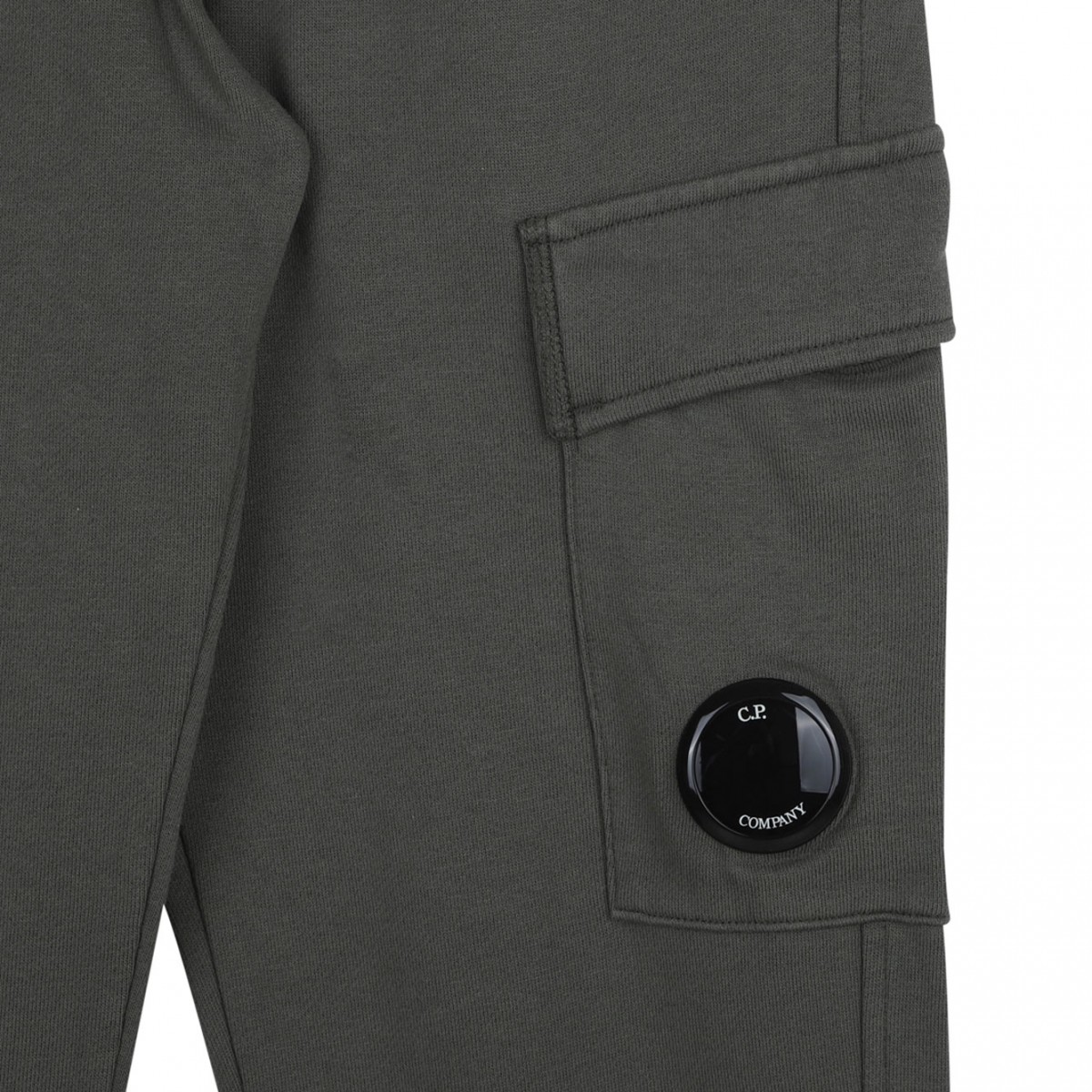 Dark Green Len Detail Track Pants