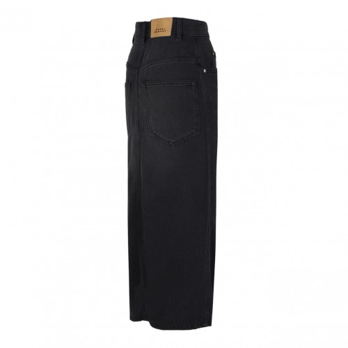 Black Tilauria Midi Skirt