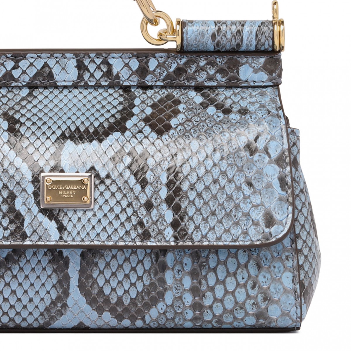 Light Blue Sicily Small Handbag