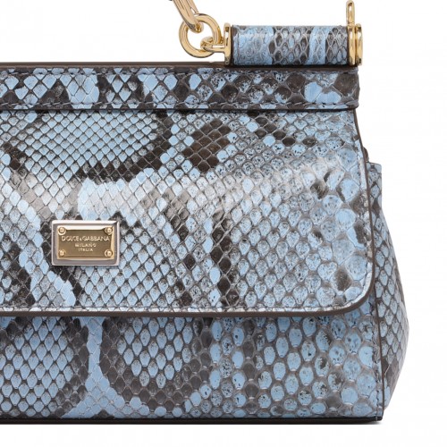 Light Blue Sicily Small Handbag