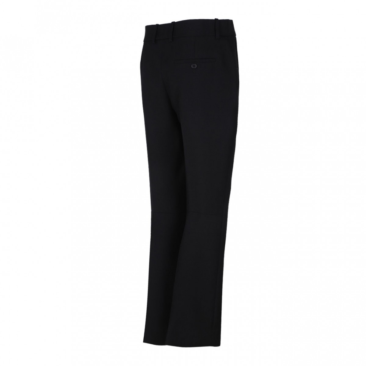 Black Flare Kick Trousers
