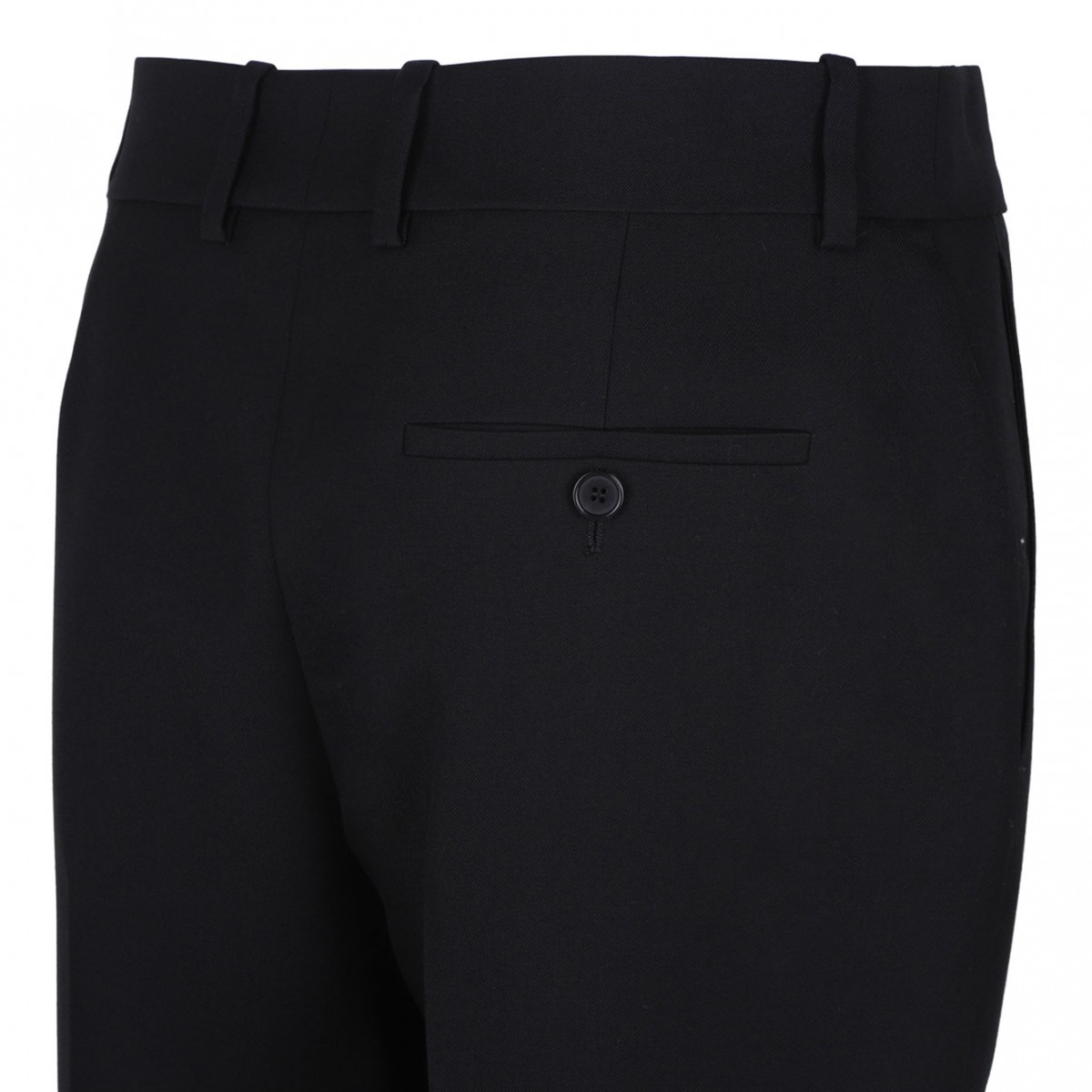Black Flare Kick Trousers