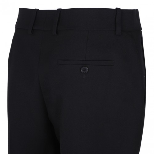 Black Flare Kick Trousers