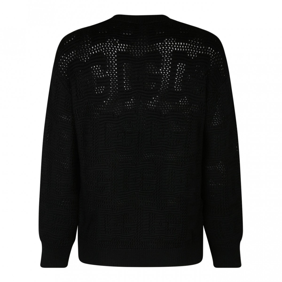 Black Virgin Wool Jumper