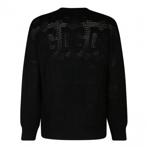 Black Virgin Wool Jumper