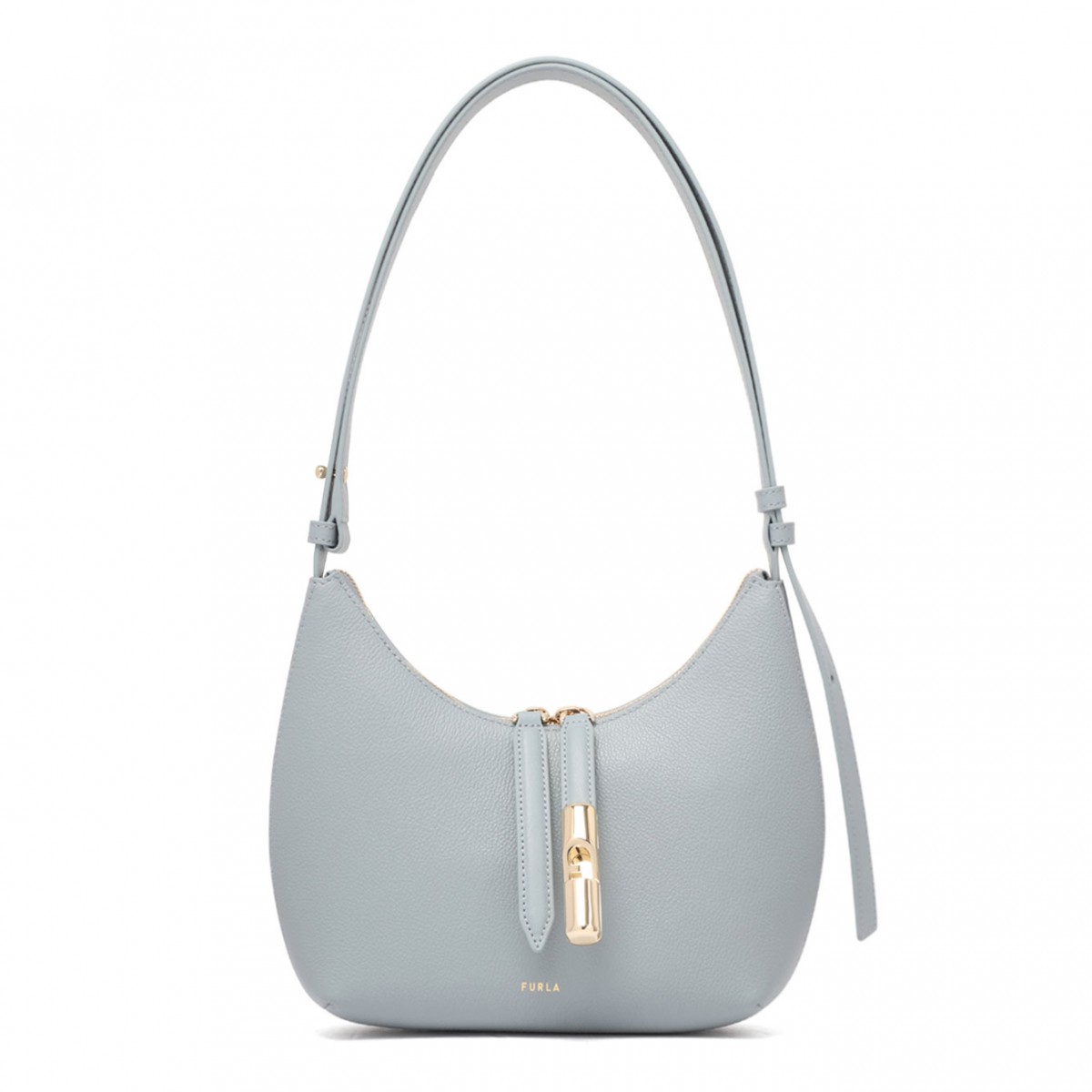 Light Blue Small Goccia Shoulder Bag