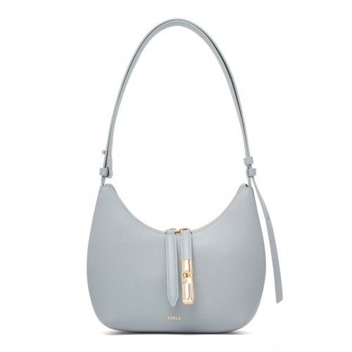Light Blue Small Goccia Shoulder Bag