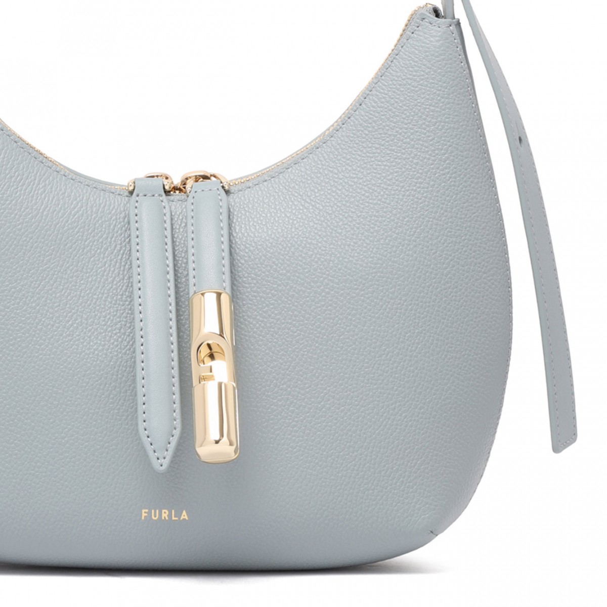 Light Blue Small Goccia Shoulder Bag