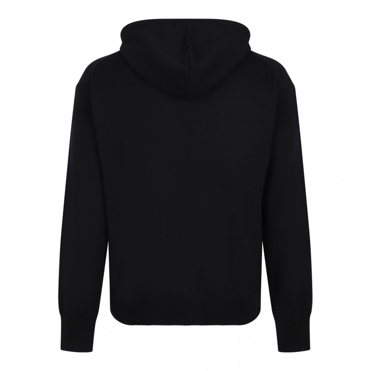 Black Logo Embroidered Sweater