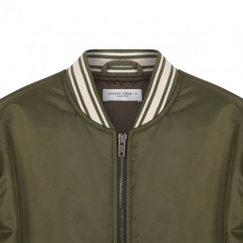 Army Green Bomber Jacket