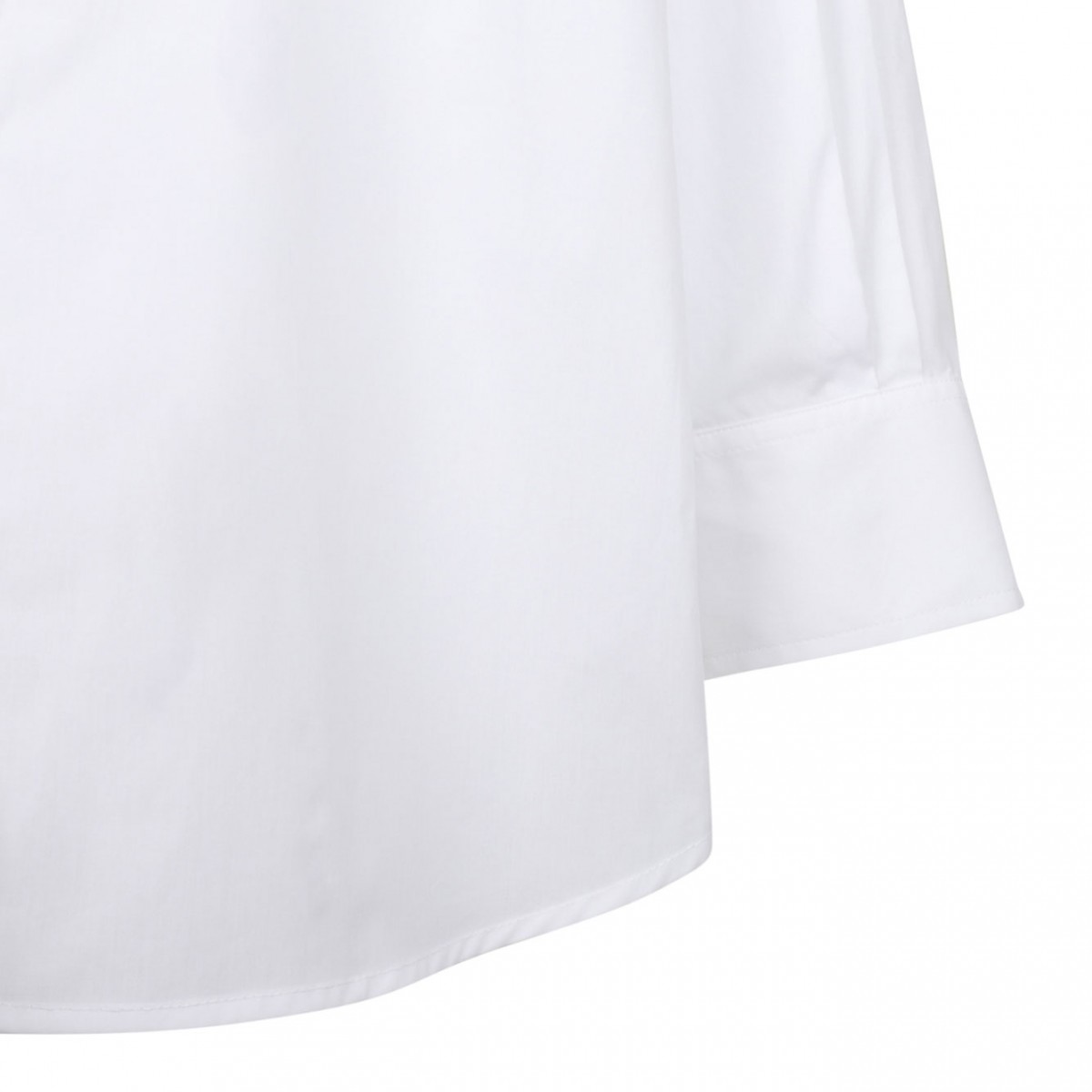 White Rhinestone-Embellished Shirt