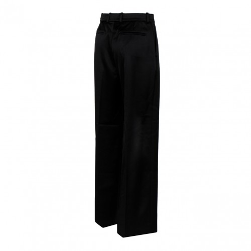Black Satin Finish Trousers