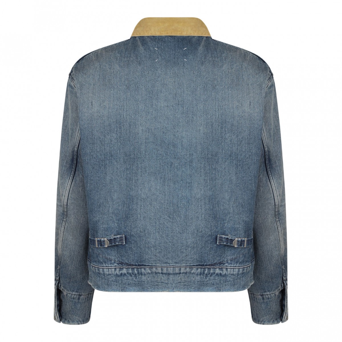 Blue Denim Bomber Jacket