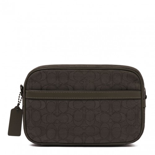 Olive Theo Jacquard Signature Camera Bag 2