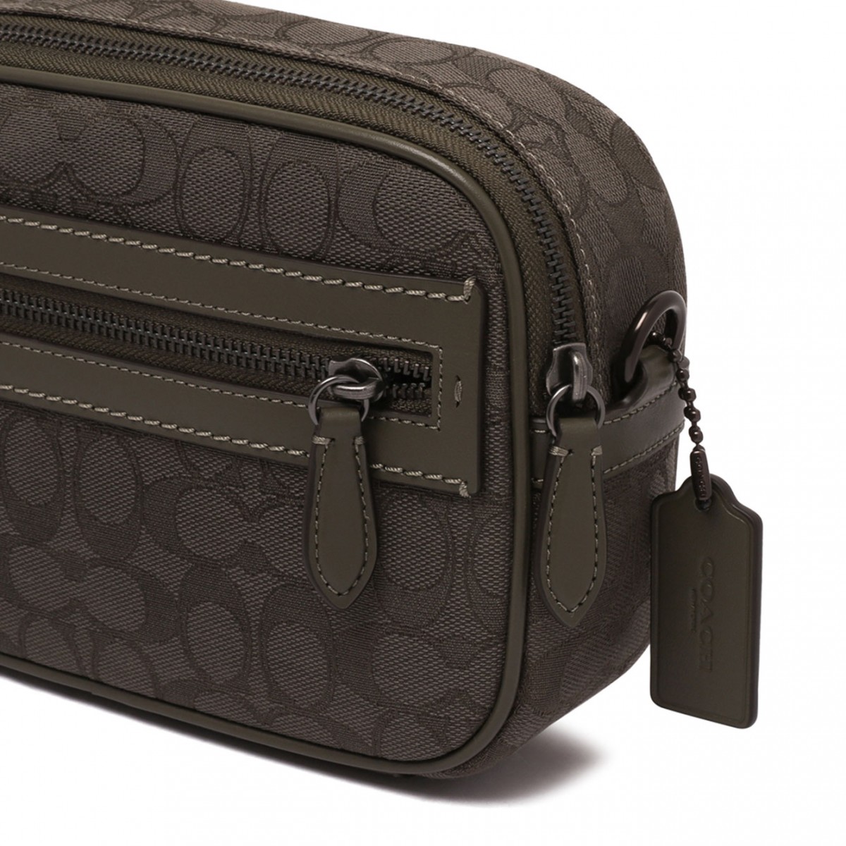 Olive Theo Jacquard Signature Camera Bag