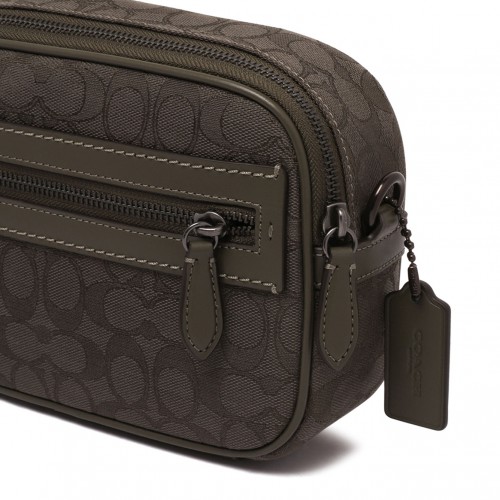 Olive Theo Jacquard Signature Camera Bag
