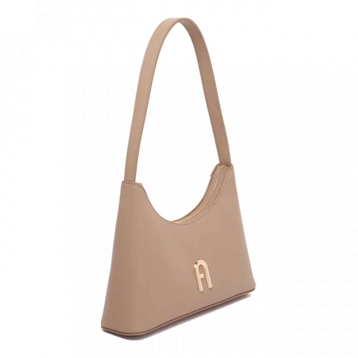 Greige Mini Diamamte Shoulder Bag