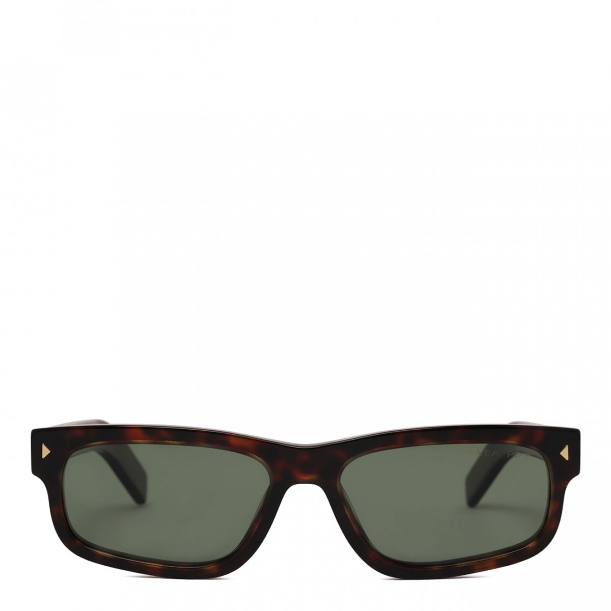 Brown Rectangular Sunglasses