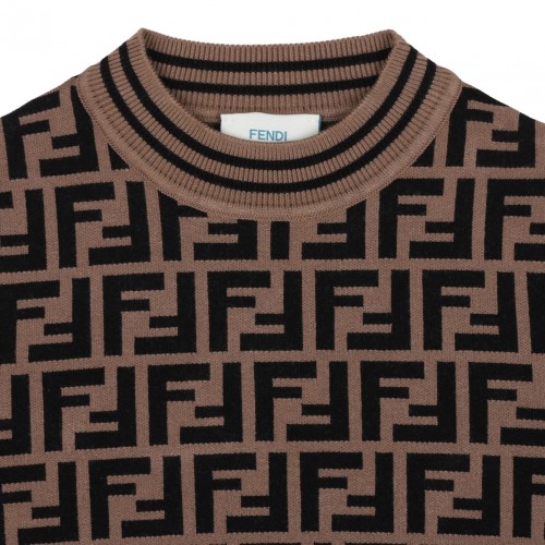 Fendi Kids Pumpkin Sweater