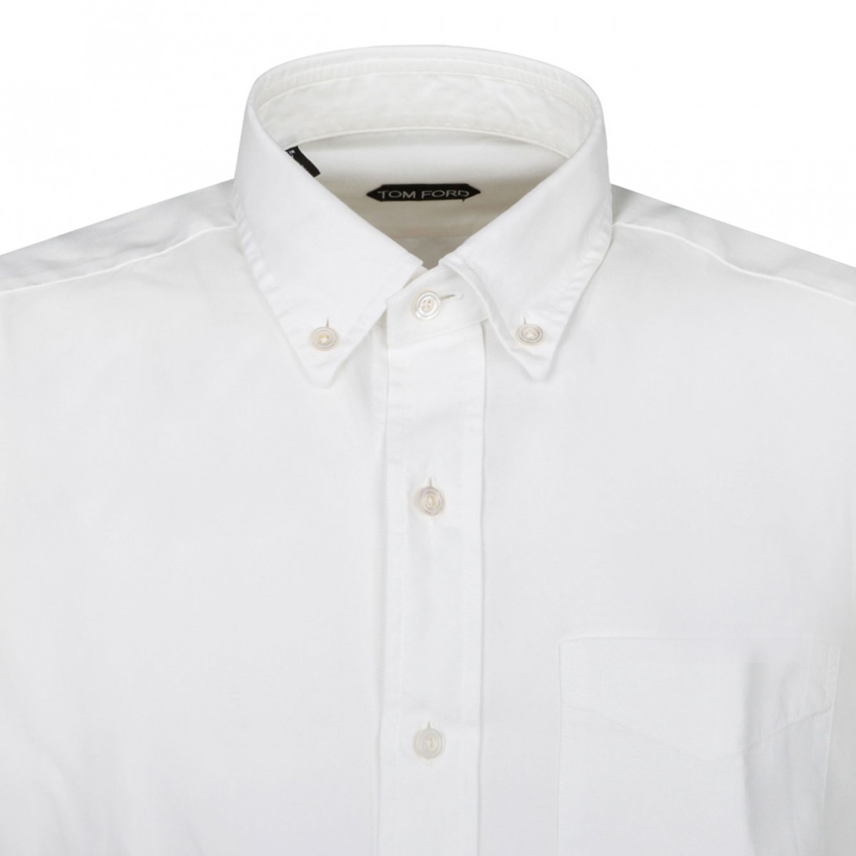 White Long Sleeves Lyocell Shirt