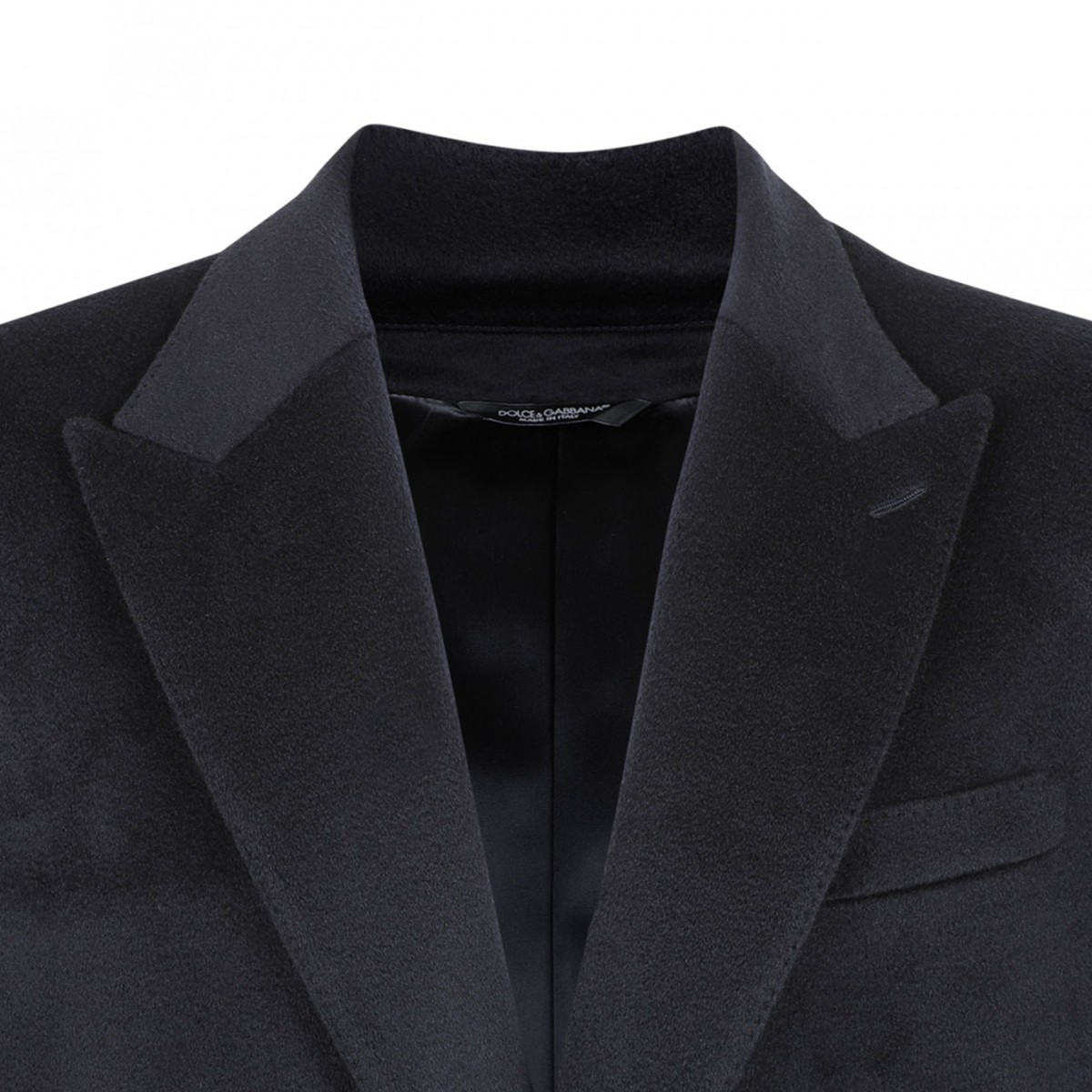 Dark Blue Cashmere Coat