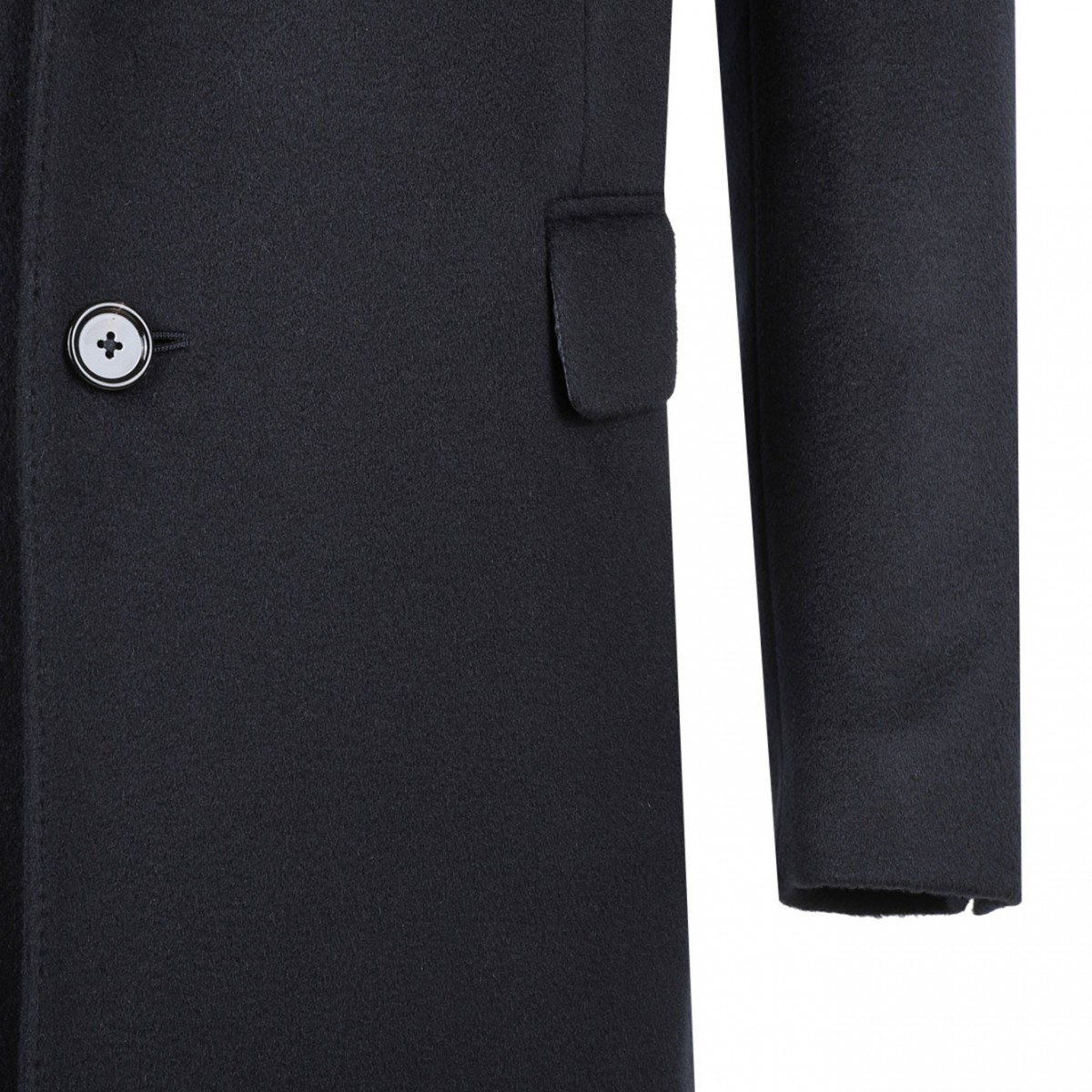 Dark Blue Cashmere Coat