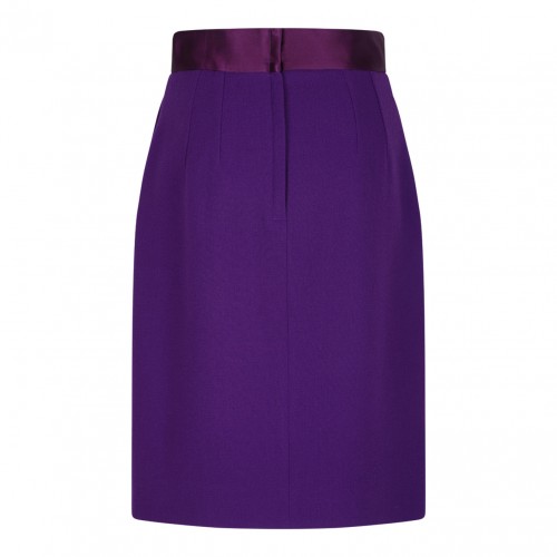 Purple Midi Skirt