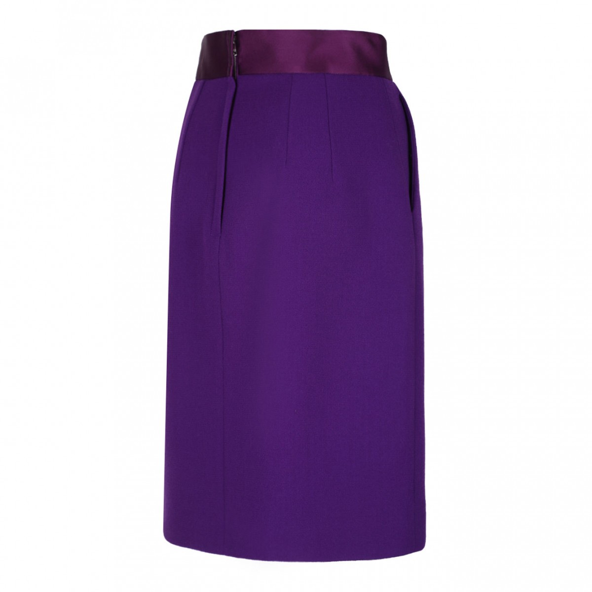 Purple Midi Skirt