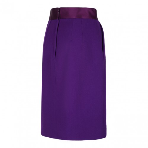 Purple Midi Skirt