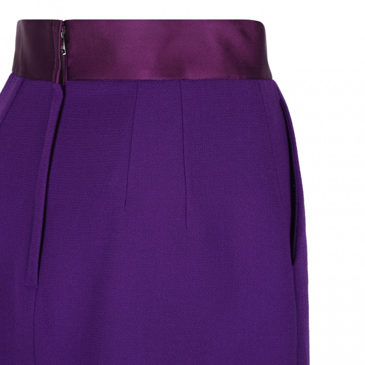 Purple Midi Skirt